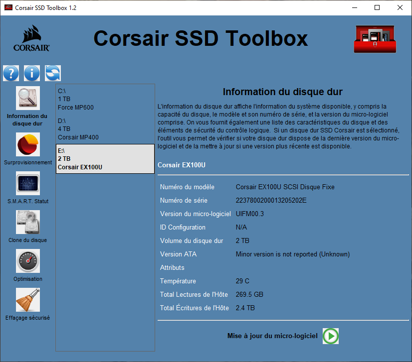 Corsair EX100U © Nerces