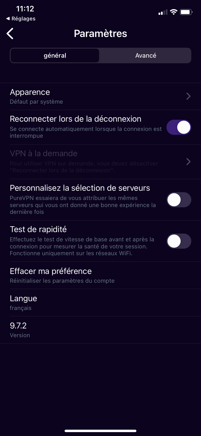 PureVPN ios