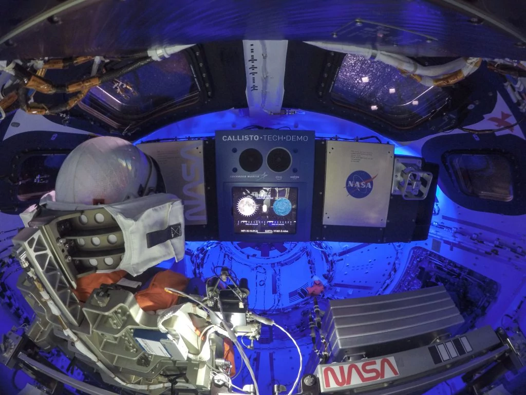 Orion capsule intérieur Artemis I © NASA