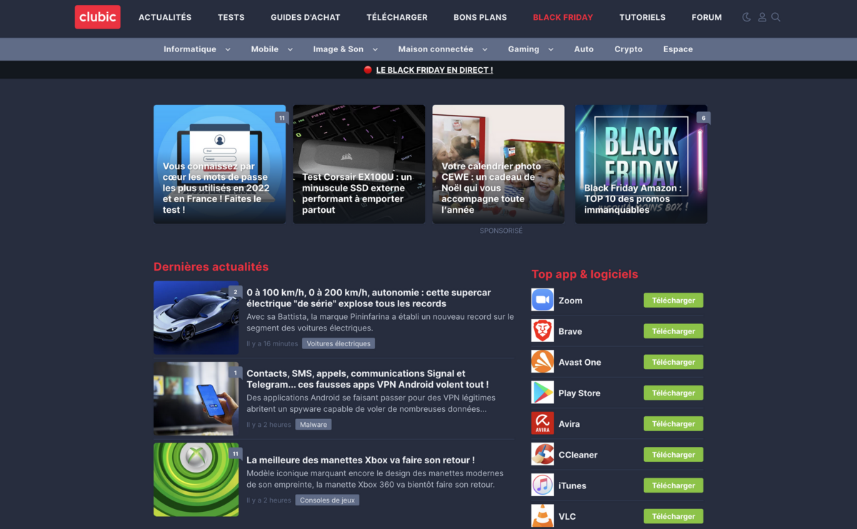 arc browser focus mode © clubic.com