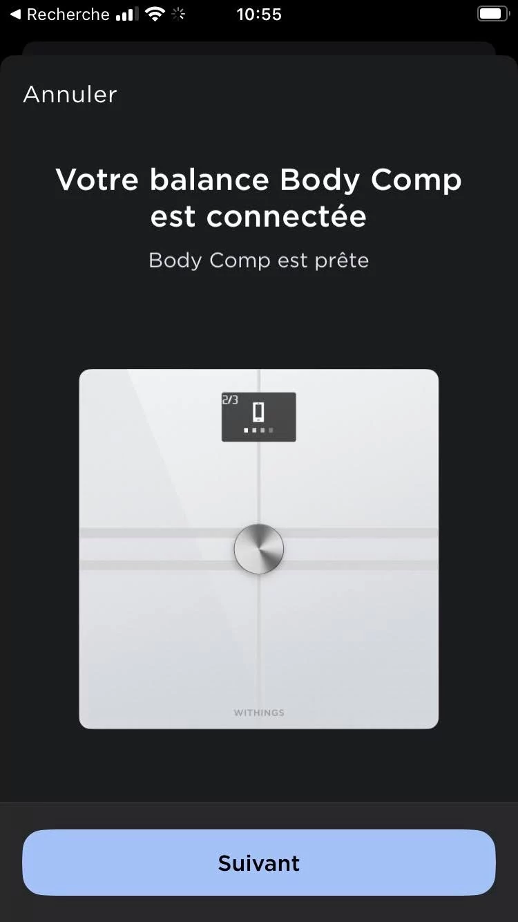 Health Mate - Config balance 2 © Johan Gautreau