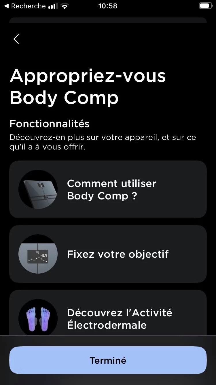 Health Mate - Config balance 4 © Johan Gautreau