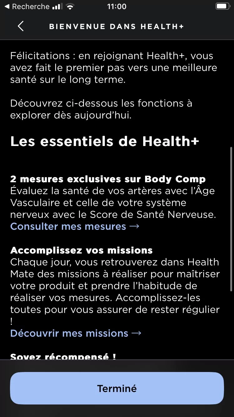 Health Mate - Config balance 5 © Johan Gautreau
