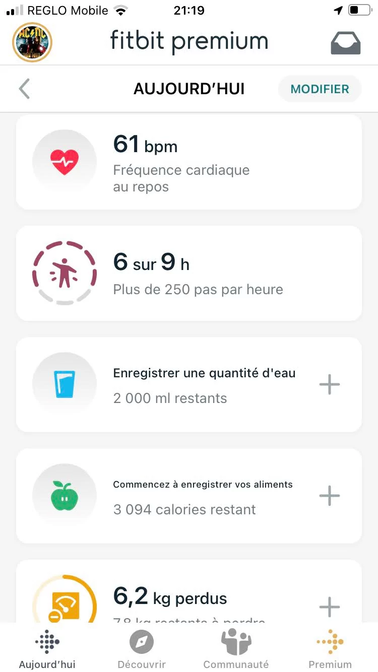 Fitbit Sense 2 - Appli 3 © Johan Gautreau