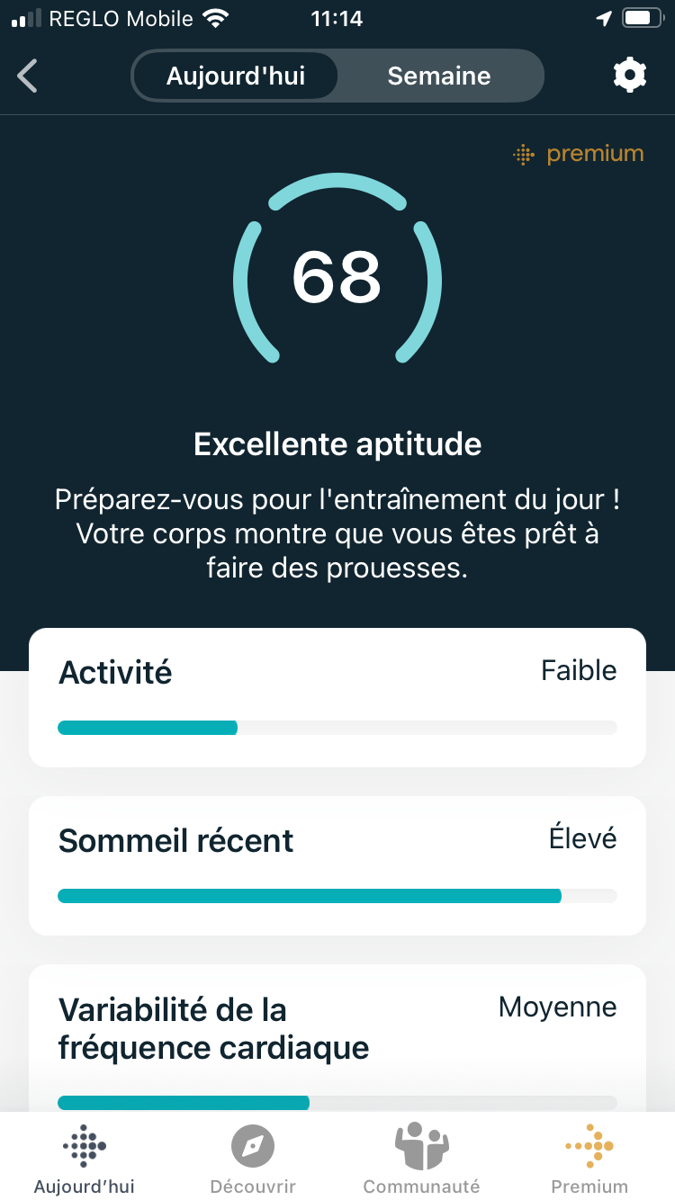 Fitbit Sense 2 - Score Aptitude © Johan Gautreau