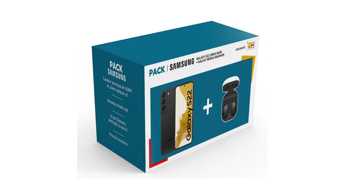 Pack Samsung Galaxy S22 + Samsung Galaxy Buds2 © Samsung