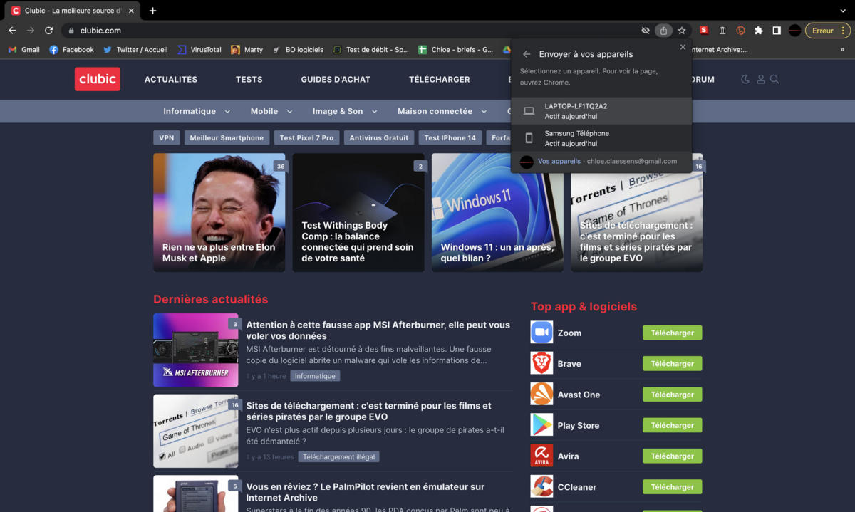 google chrome © clubic.com