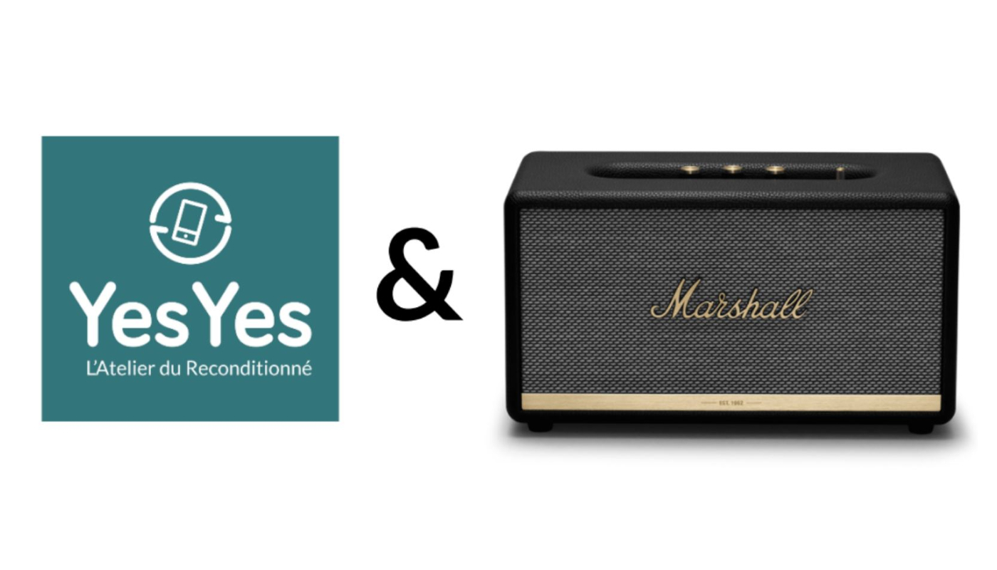 YesYes, spécialiste du reconditionné, se lance dans l'enceinte portable avec Marshall