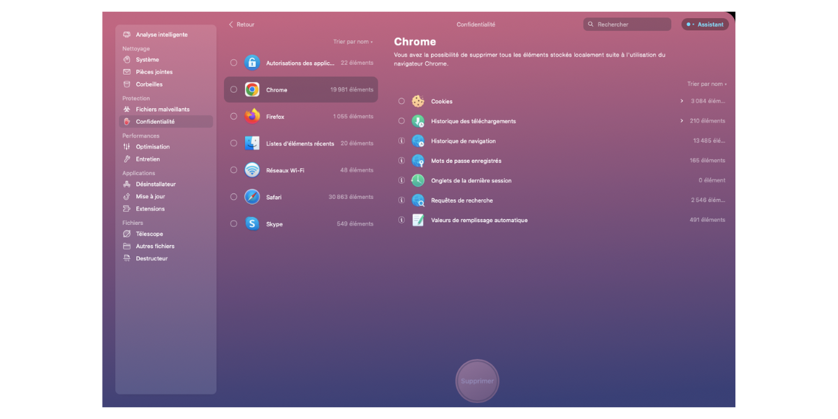 Confidentialité CleanMyMac 2 © © MacPaw