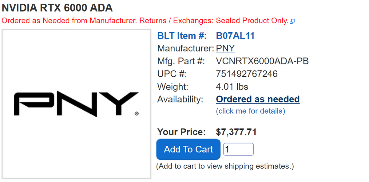 NVIDIA RTX 6000 © Videocardz