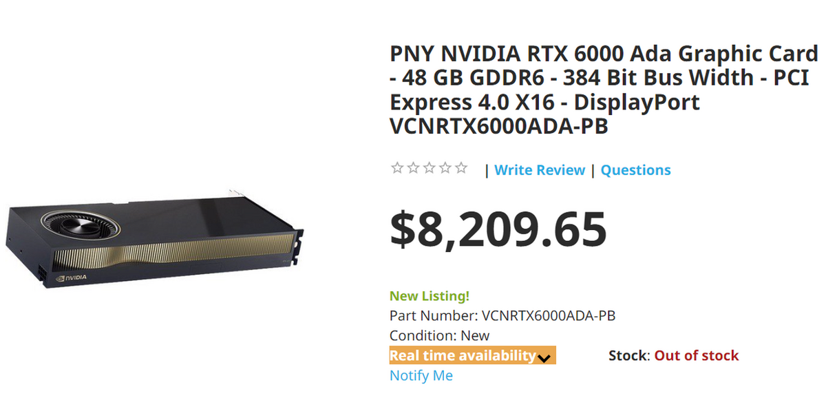 NVIDIA RTX 6000 © Videocardz