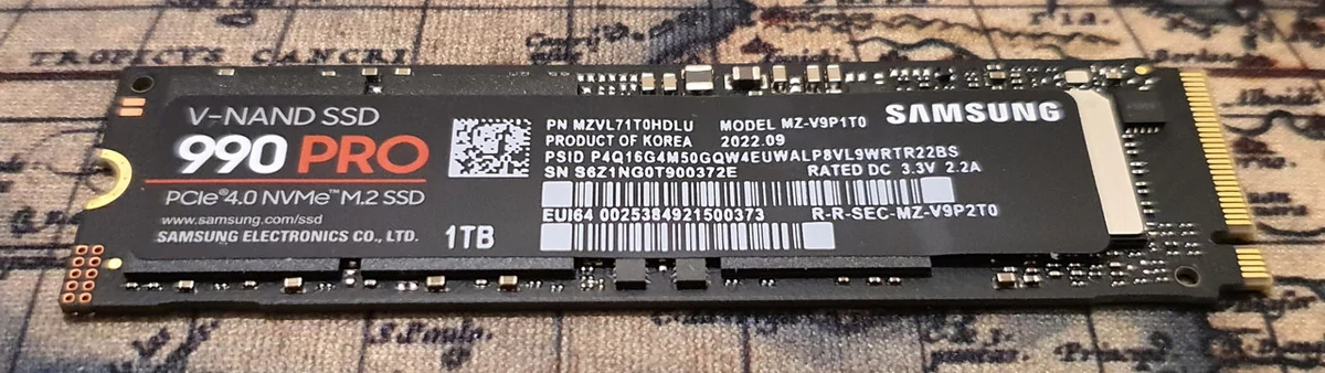 Samsung SSD 990 PRO © Nerces