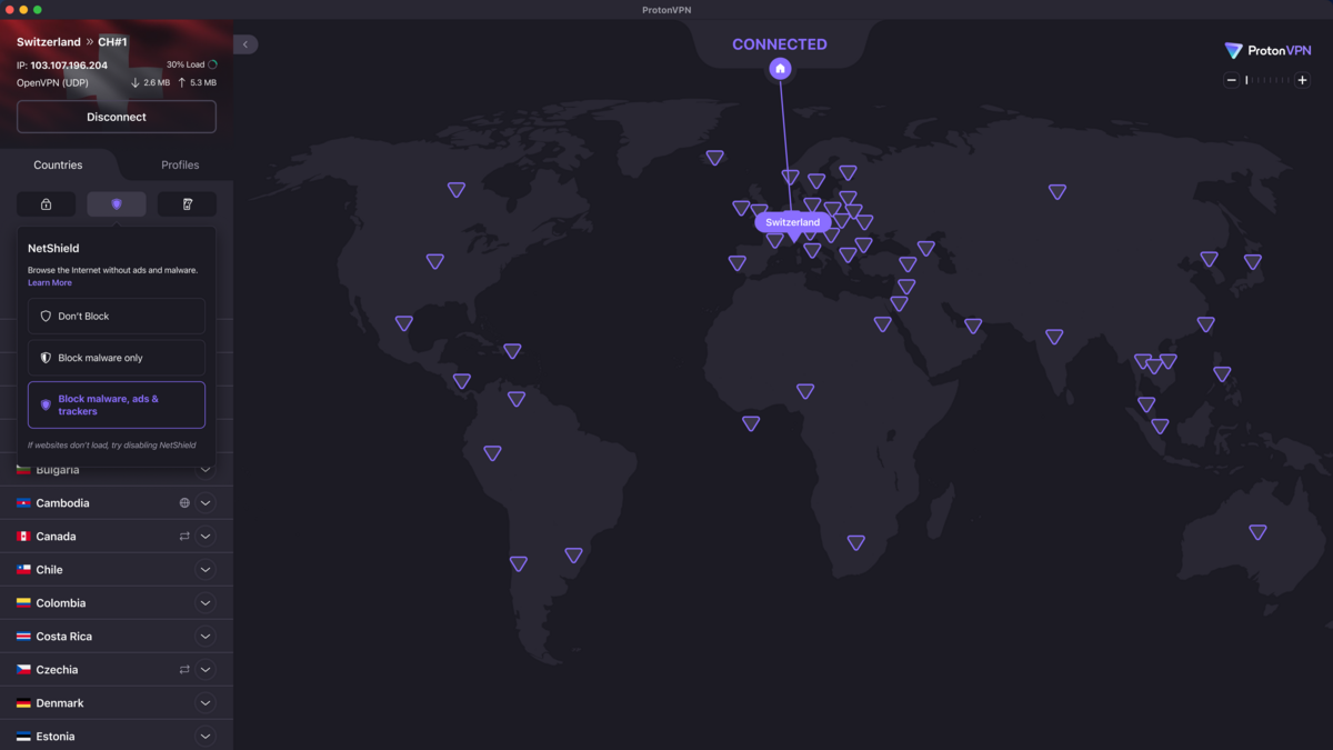 en - protonvpn - desktop mac