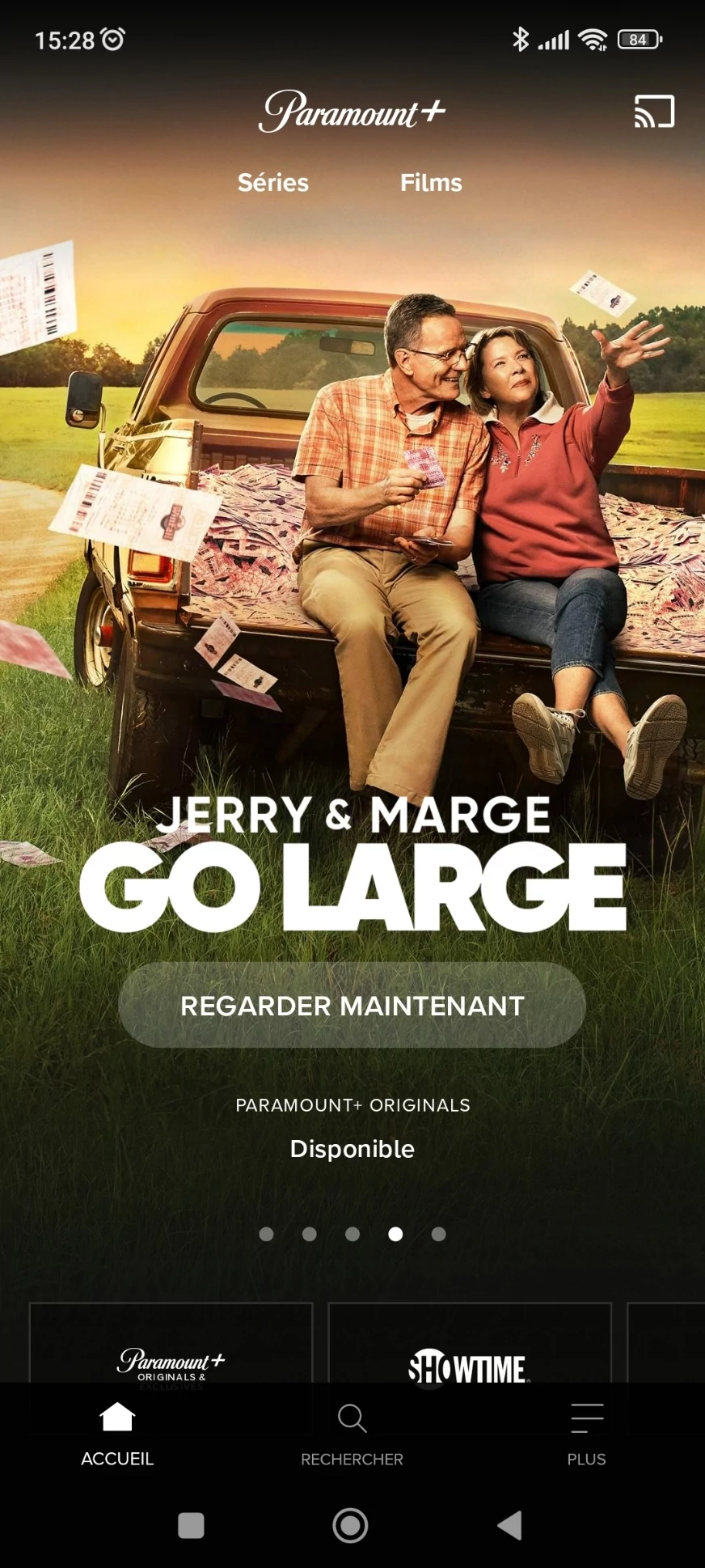 Paramount + Android 1 © Capture d'écran