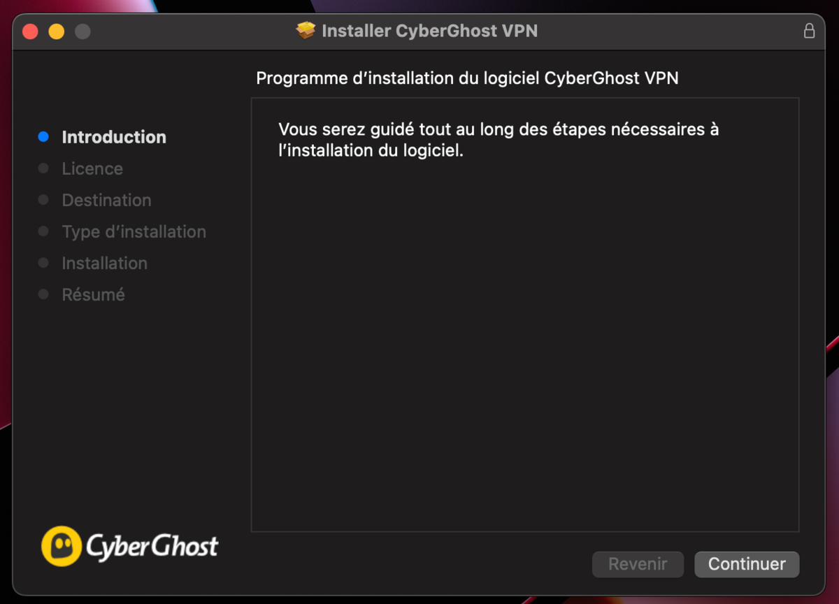 installer cyberghost © clubic.com