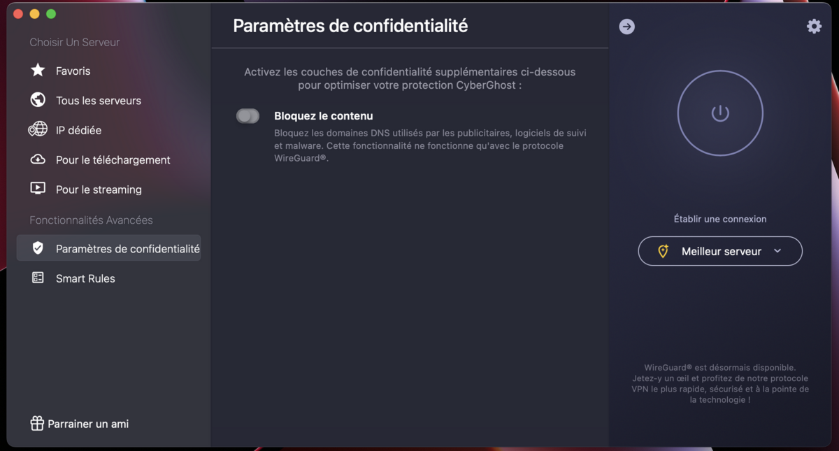 installer cyberghost © clubic.com