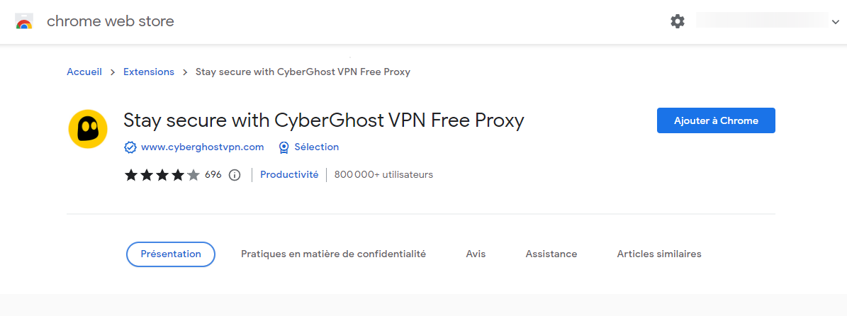 installer cyberghost © clubic.com