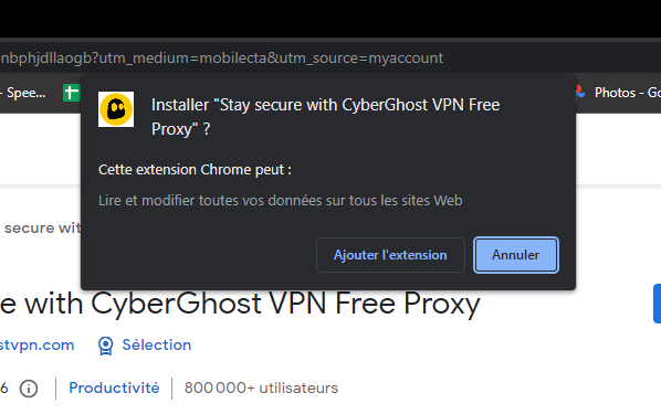 installer cyberghost © clubic.com