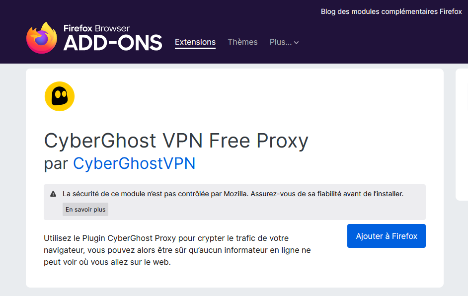 installer cyberghost © clubic.com