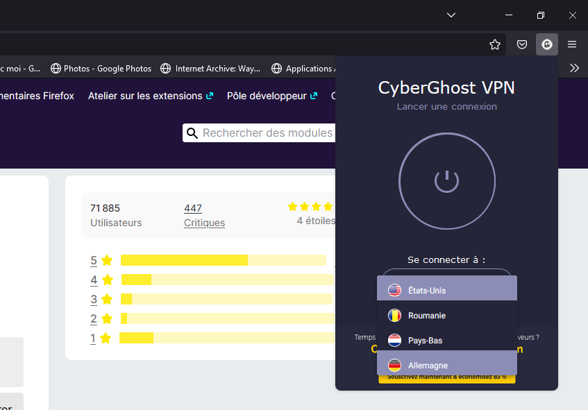 installer cyberghost © clubic.com