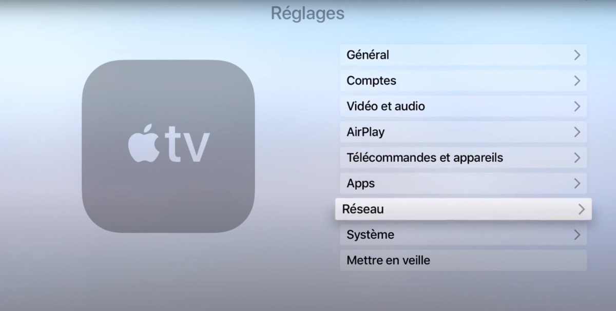 CyberGhost - Modifier les DNS sur Apple TV