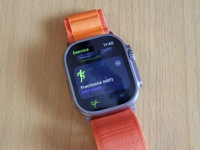 Apple Watch Ultra - Exercice © Johan Gautreau