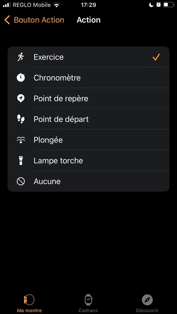 Apple Watch Ultra - Perso Bouton 2 © Johan Gautreau