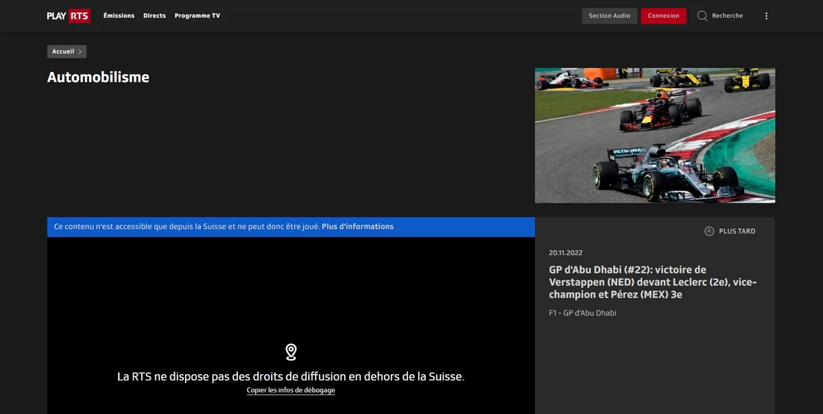 Play RTS F1 © RTS