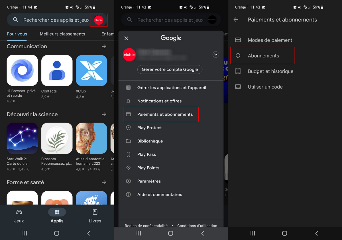 nordvpn resilier © clubic.com