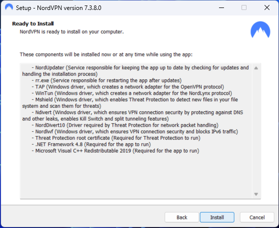 installer nordvpn © clubic.com