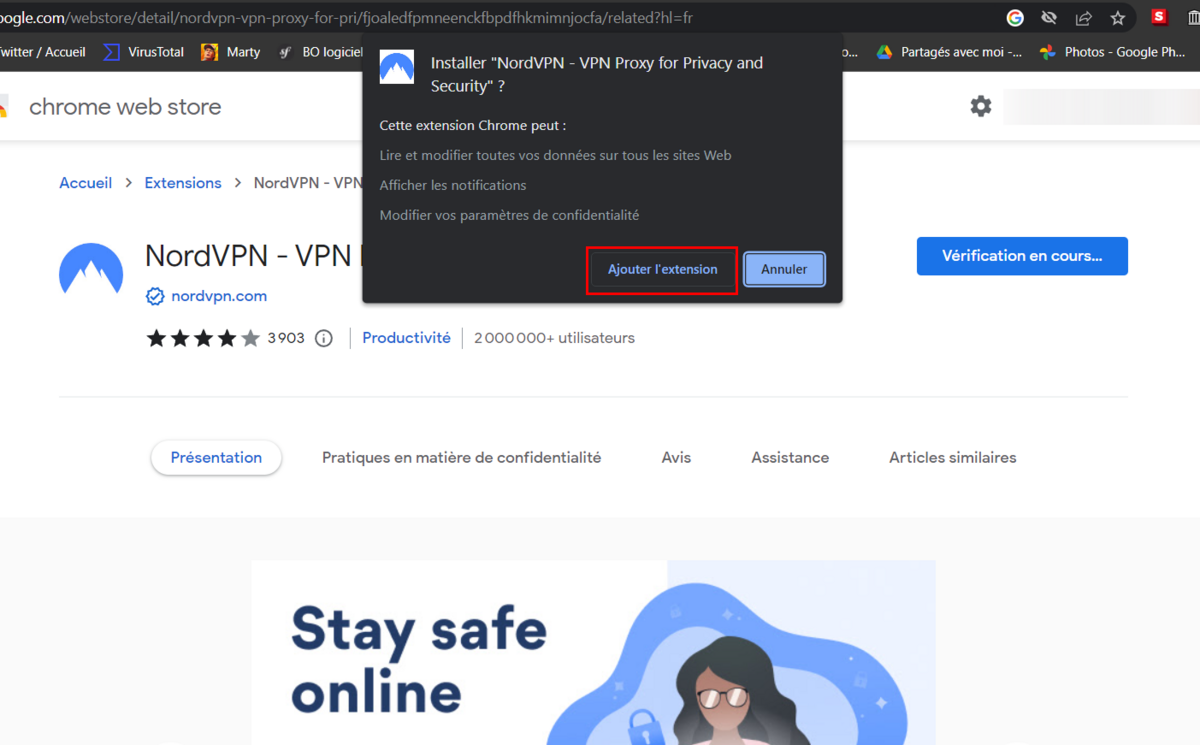 installer nordvpn © clubic.com