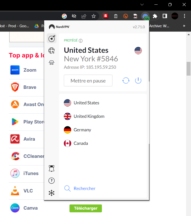 installer nordvpn © clubic.com