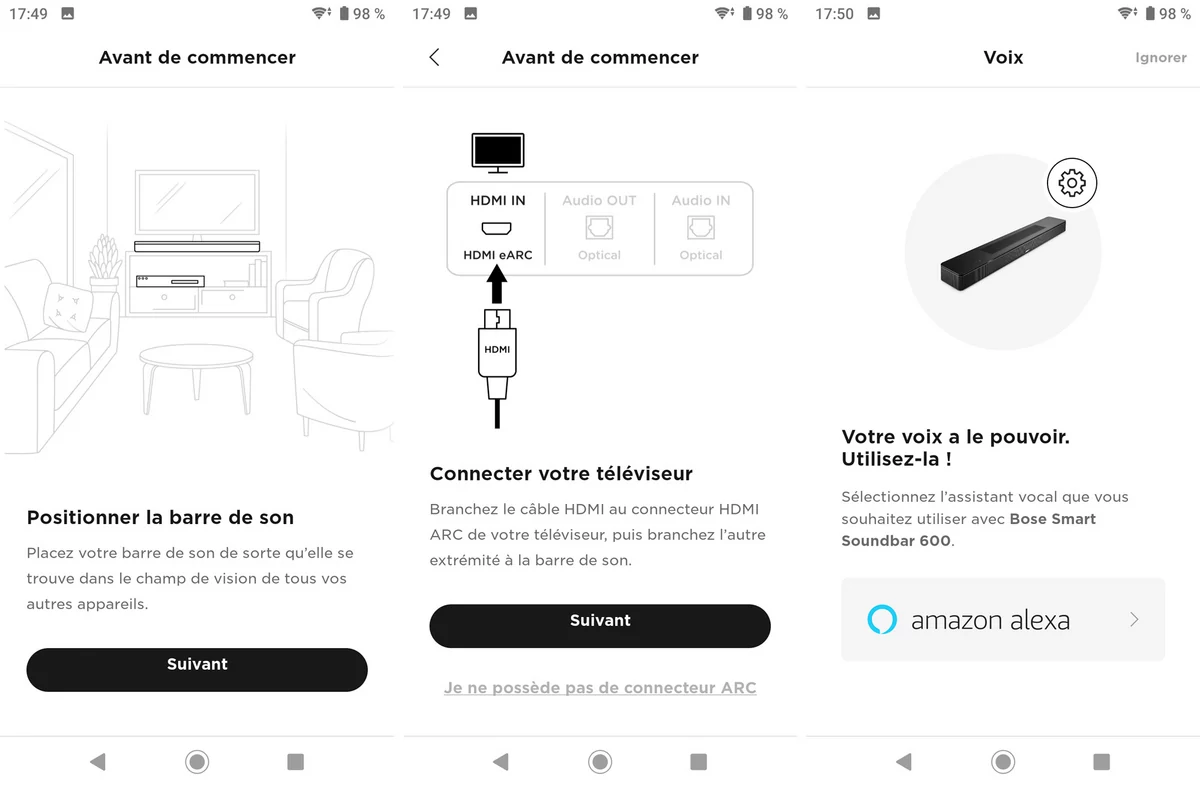 Test Bose Smart Soundbar 600 installation