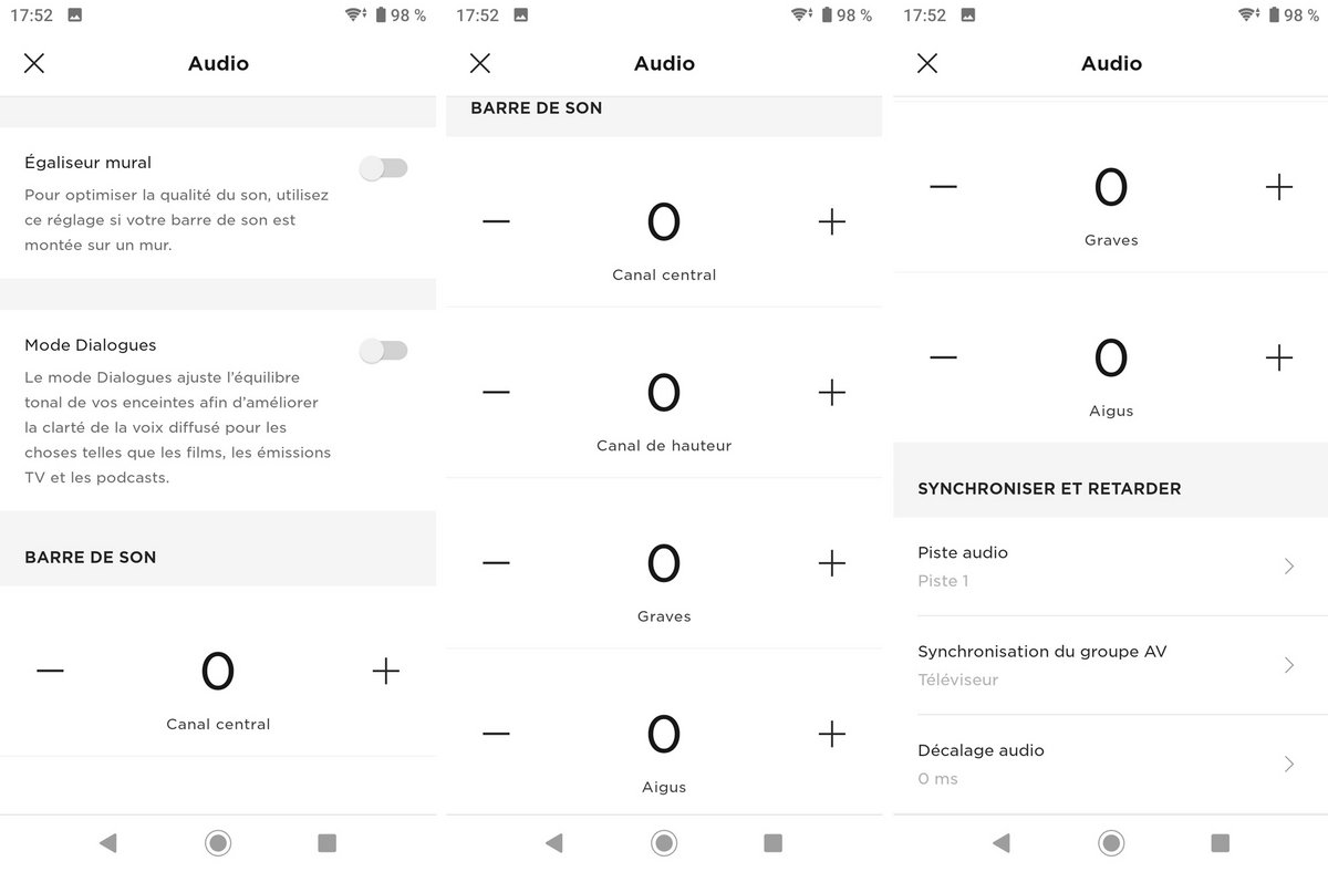 Test Bose Smart Soundbar 600 app audio