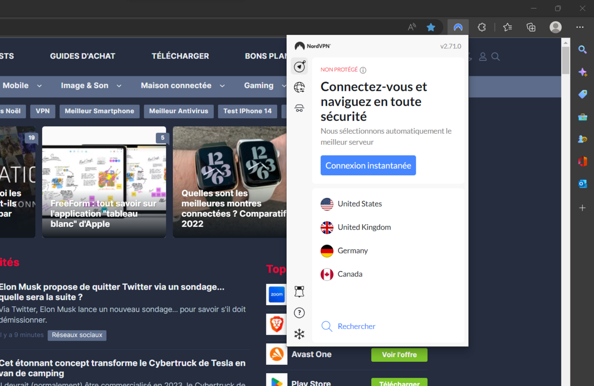 installer nordvpn © clubic.com