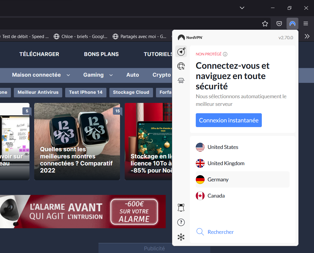 installer nordvpn © clubic.com