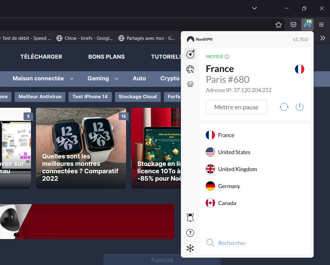 installer nordvpn © clubic.com