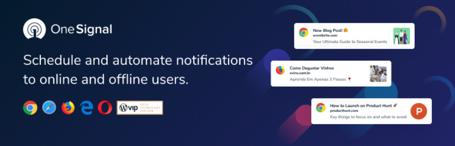 OneSignal wp screen 1