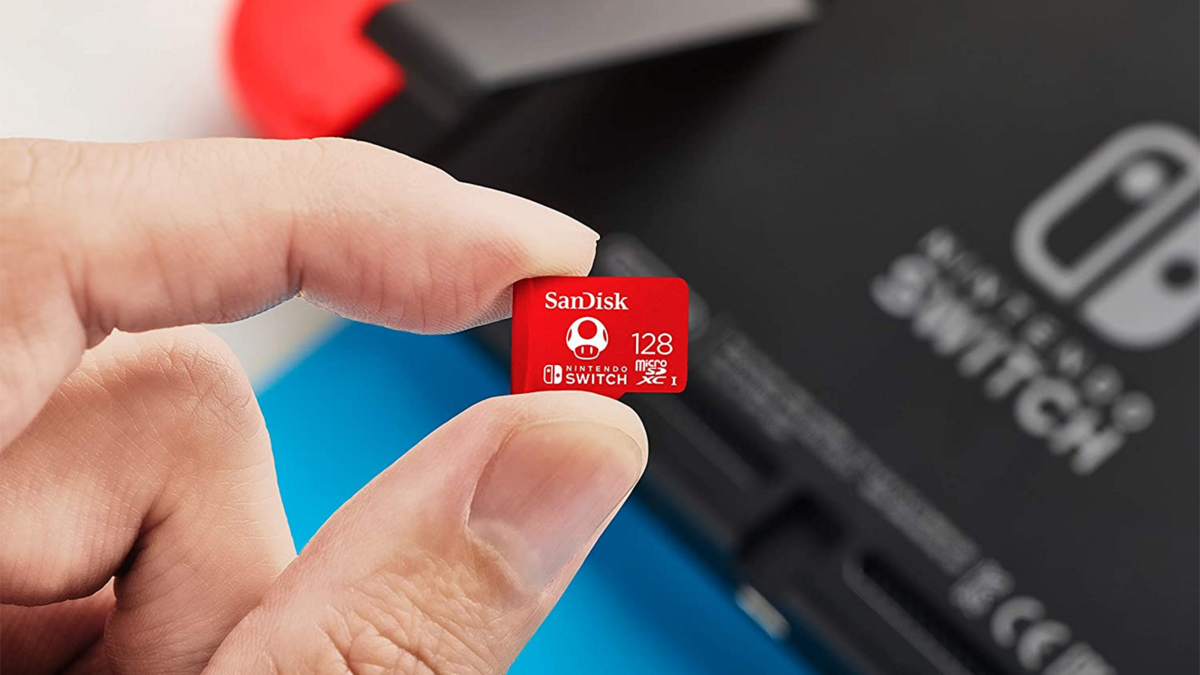 La carte microSD SanDisk 128 Go pour Nintendo Switch