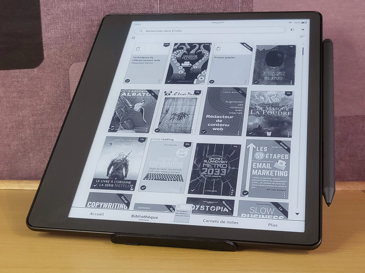 Kindle Scribe - Interface © Johan Gautreau