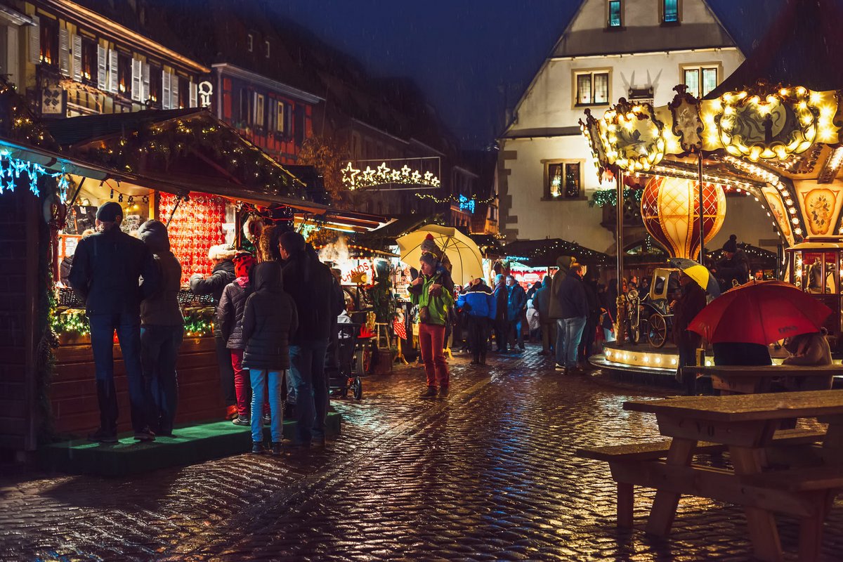 Le marché de Noël d&#039;Obernai © Shutterstock