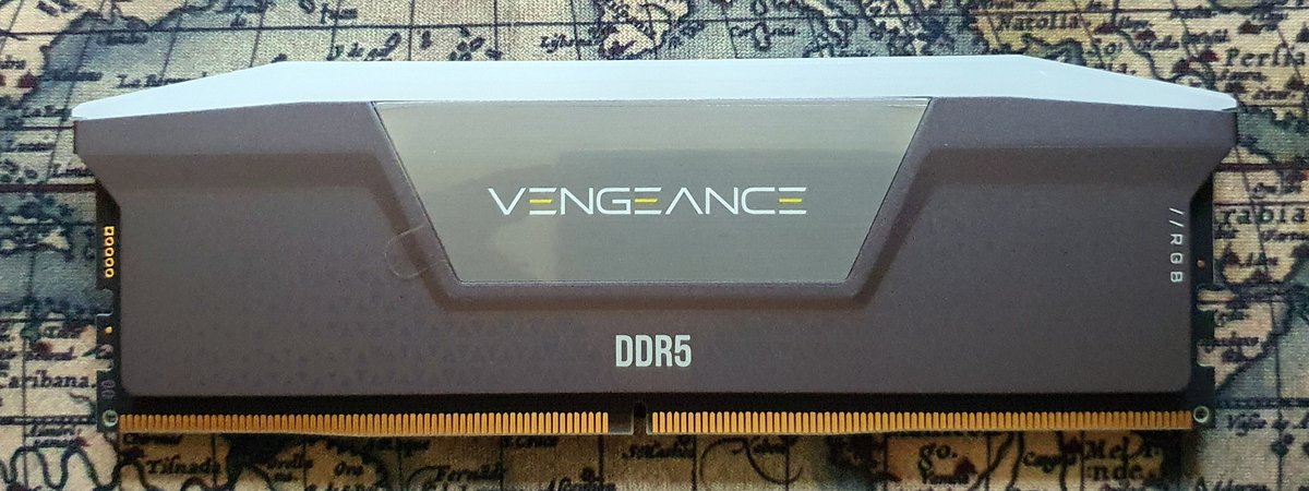 Le design des Vengeance a un peu changé avec la DDR5 © Nerces pour Clubic