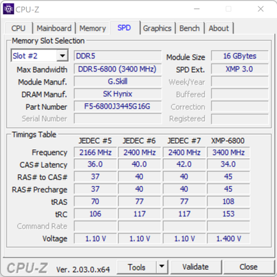 G.Skill Trident Z5 RGB DDR5-6800 CL34 © Nerces