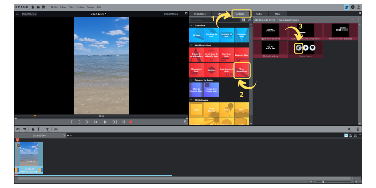 Video Deluxe - titles 1 © © MAGIX