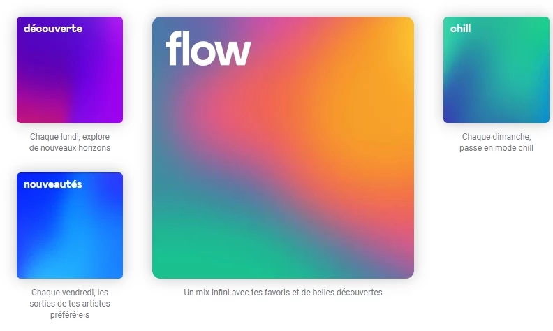 Flow Deezer © Capture d'écran