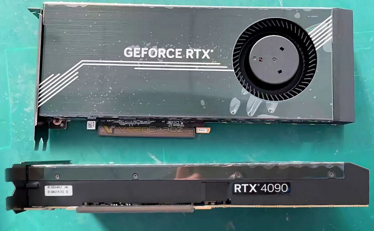 GeForce RTX 4090 blower © Videocardz