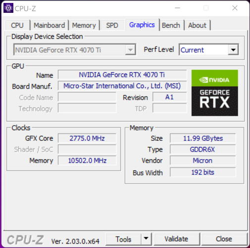 MSI GeForce RTX 4070 Ti Suprim X © Nerces
