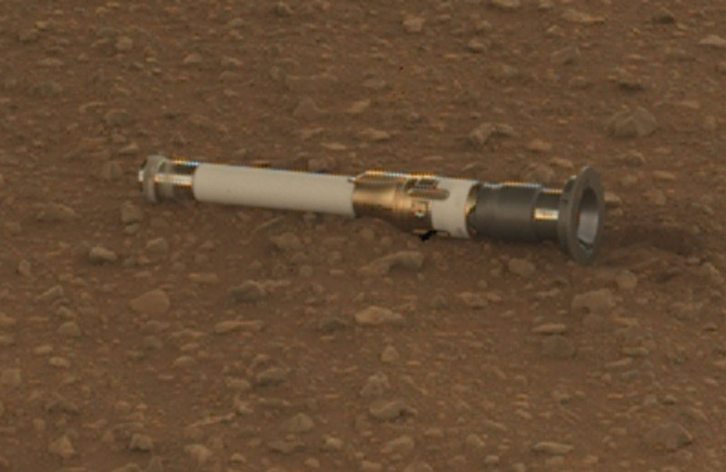 Perseverance tube échantillon 2023 © NASA/JPL-Caltech