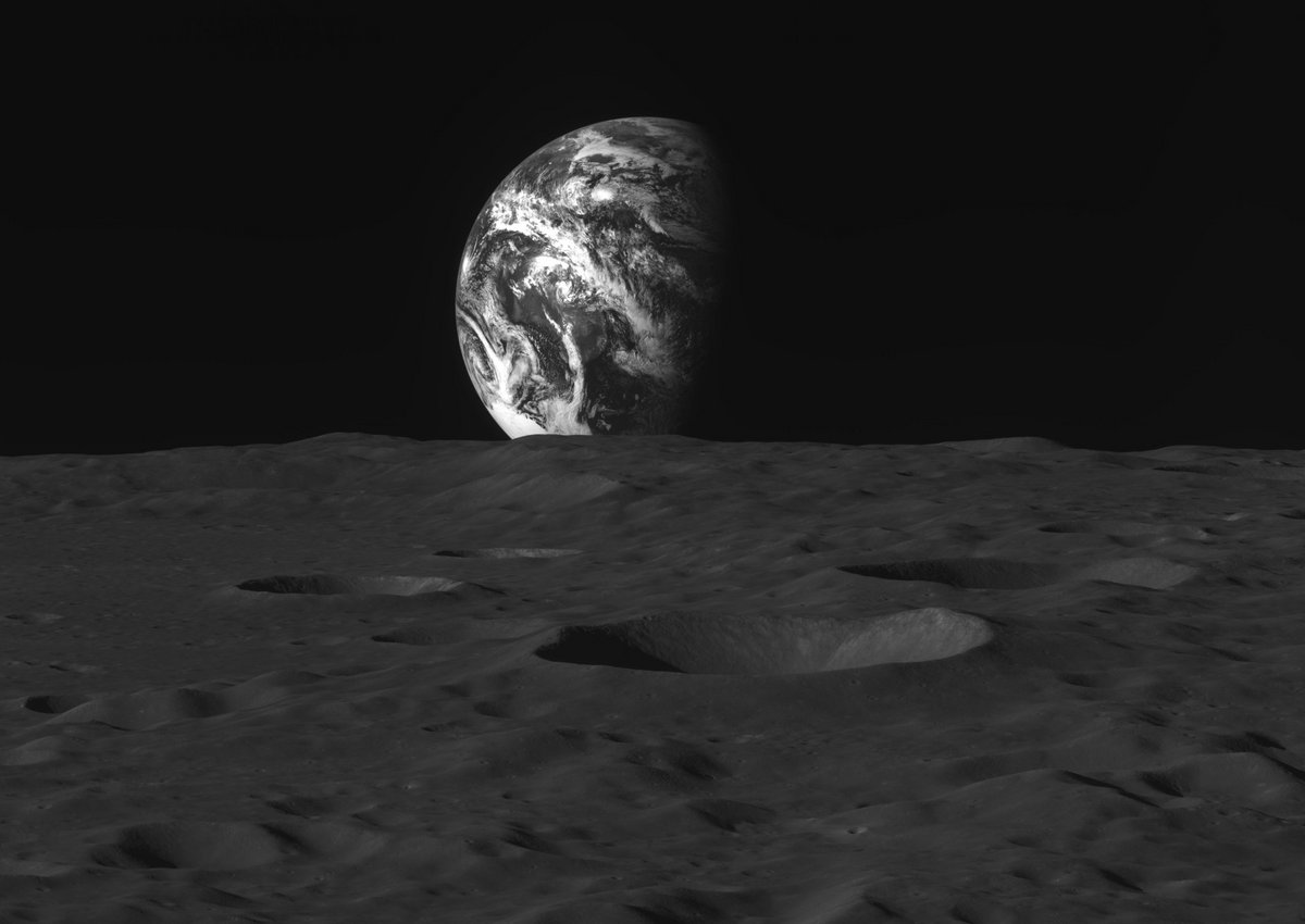 Danuri Corée du Sud sonde lunaire lever de Terre 2 © KARI