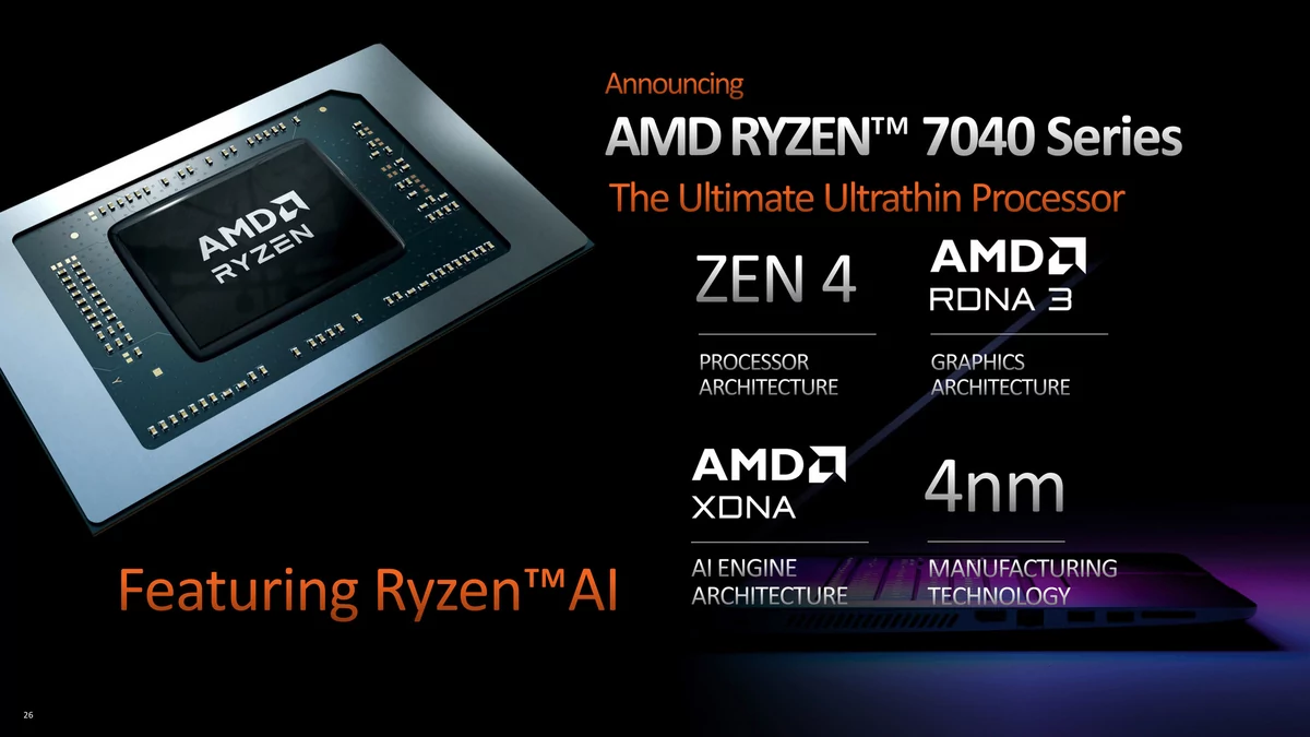 AMD Ryzen 7040 © AMD